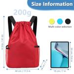 Waterproof Drawstring Sports Bag for School & Travel
