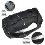 40L Foldable Gym Bag with Shoe Compartment