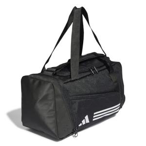 adidas Unisex 3-Stripes XS Duffel Bag - Black/White