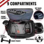 Compact Gym Duffle Bag with Multiple Pockets