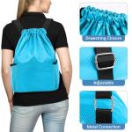 Waterproof Drawstring Sports Bag for School & Travel