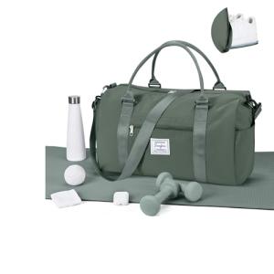 WEPLAN Travel Duffle Bag with Shoe Compartment