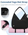 Ceneda Women's Gym Bag with Yoga Mat Holder