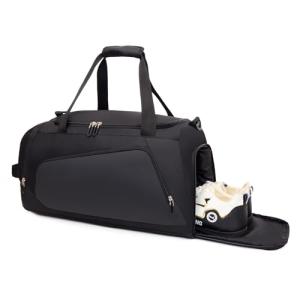 Waterproof Gym Bag with Shoe and Wet Pockets