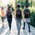 Multicolor Waterproof Drawstring Gym Bags - 6 Pack