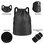 Dacitiery Large Unisex Drawstring Gym Bag