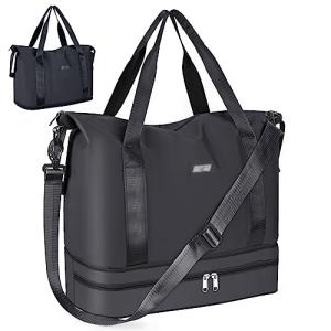 Foldable Sports Bag with Shoe and Wet Compartment