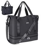 Foldable Sports Bag with Shoe and Wet Compartment