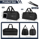 FIORETTO 35L Men's Sports Gym Bag - Black