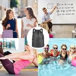 Dacitiery Large Unisex Drawstring Gym Bag