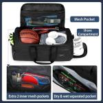 FIORETTO 35L Men's Sports Gym Bag - Black