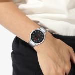 HUGO Men's Silver Stainless Steel Quartz Watch