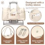 FIORETTO Women's Sports Duffle Bag with Shoe Compartment