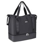Foldable Sports Bag with Shoe and Wet Compartment