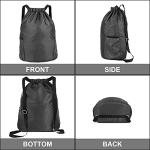 Dacitiery Large Unisex Drawstring Gym Bag