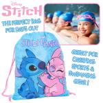 Disney Stitch Drawstring Bag for Kids and School