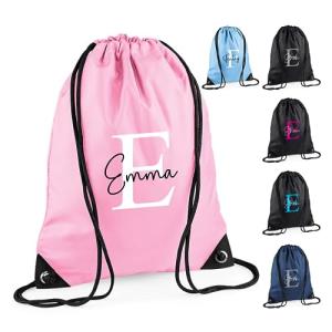 Personalized Drawstring Bag for Kids - Great for School