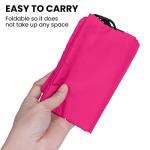 Rose Red Waterproof Drawstring Sports Backpack