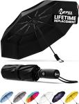 Windproof Travel Umbrella - Auto Open & Compact