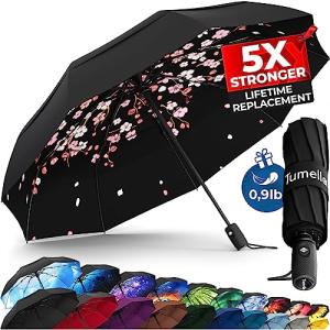 Compact Windproof Travel Umbrella for All Weather