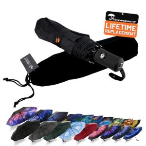 Windproof Compact Travel Umbrella - Automatic & Durable