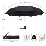 Vicloon Compact Windproof Folding Umbrella for All