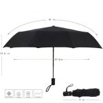 Windproof Compact Travel Umbrella - Automatic & Durable