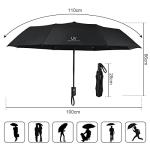 Vicloon Compact Travel Umbrella with Wind Resistance
