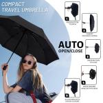 Windproof Compact Travel Umbrella - Automatic & Durable