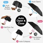 Compact Windproof Travel Umbrella for All Weather