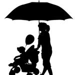 62" Windproof Golf Black Umbrella