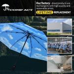 Windproof Compact Travel Umbrella - Automatic & Durable