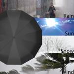 Compact Windproof Umbrella with UV Protection