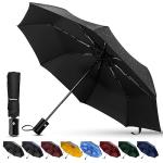 Compact Windproof Automatic Travel Umbrella