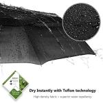 Windproof Travel Umbrella with Ergonomic Handle