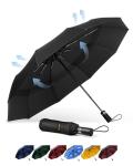 TECKNET Compact Windproof Automatic Travel Umbrella