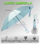 TUMAAOTU Compact Windproof Inverted Travel Umbrella