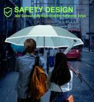 TUMAAOTU Compact Windproof Inverted Travel Umbrella