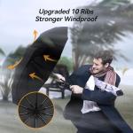 Compact Windproof Travel Umbrella for All Weather