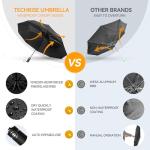 Compact Windproof Travel Umbrella for All Weather