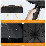 TECKNET Compact Windproof Automatic Travel Umbrella