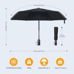 Compact Windproof Travel Umbrella for All Weather