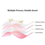 Compact Black Mini Umbrella with Gold Handle