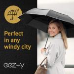 EEZ-Y Compact Travel Umbrella with Windproof Canopy
