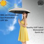 Compact UV Protection Travel Umbrella - Windproof & Portable