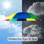 Colorful Umbrella Hat - Foldable Sun & Rain Shade
