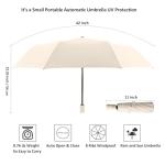 Compact UV Protection Travel Umbrella - Windproof & Portable
