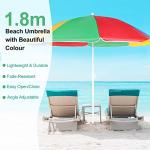 5.3ft Garden Parasol Umbrella for Sun Protection
