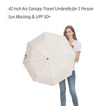 Compact UV Protection Travel Umbrella - Windproof & Portable