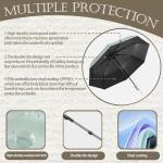 Compact French Travel Umbrella with UV Protection